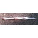 Custom Glass Dabber WT Glass (White, Red, Clear) 5"